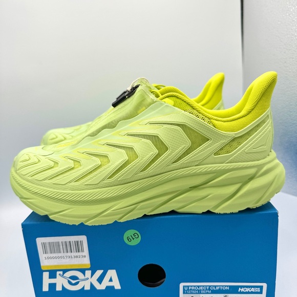 NWT Hoka Project Clifton Butterfly Evening Primrose Unisex Sneaker Shoes BEPM - Picture 6 of 16